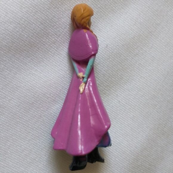 Disney Frozen Anna MINI Figure 1.5" Cake Topper Toy Figurine PVC Miniature - Picture 2 of 10